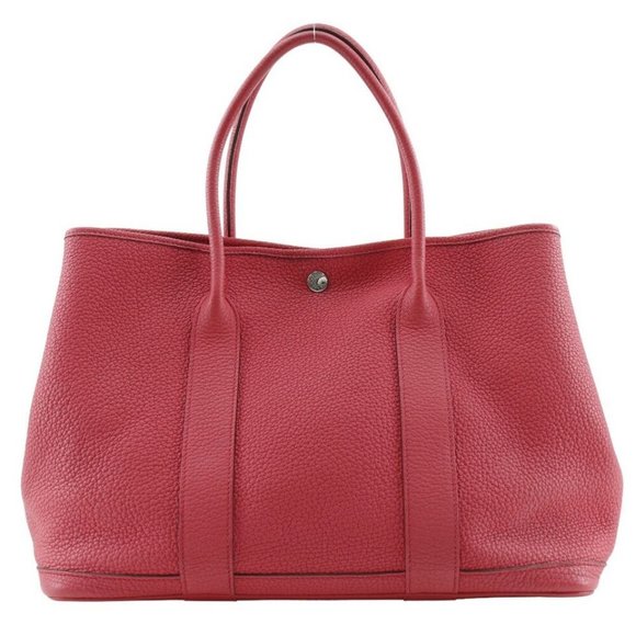 HERMES Garden party PM Tote Bag pink Negonda Women - Picture 1 of 16